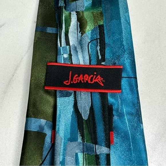 J. Garcia ‘Space Containers’ 100% silk necktie - Picture 2 of 4